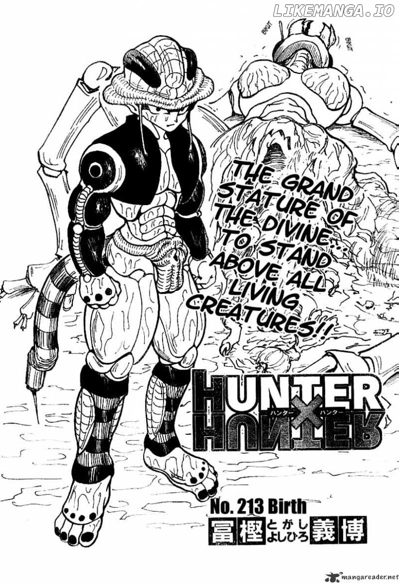 Hunter x Hunter, Chapter 213 image 03